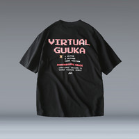 Guuka卡通印花纯棉短袖T恤女HF9033