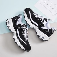 Skechers斯凯奇增高经典熊猫鞋运动老爹鞋52675