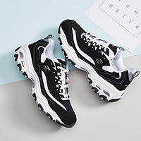 SKECHERS 斯凯奇 Skechers斯凯奇增高经典熊猫鞋运动老爹鞋52675