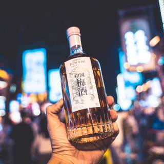 赋比兴芽茶青熟梅酒520ml