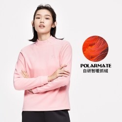 KAILAS 凯乐石 凯乐石户外抓绒衣女秋冬新款半高领摇粒绒上衣保暖套头运动卫衣女