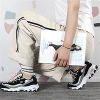 Skechers斯凯奇女鞋熊猫鞋复古拼色老爹鞋厚底休闲运动鞋