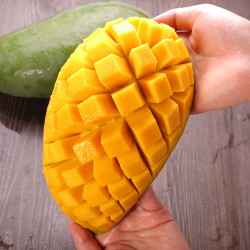 【省40元】水果芒果_康乐欣 青皮芒果 带箱5斤(单果200g起)多少钱