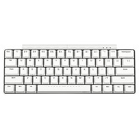 ikbc W200 mini 61键 2.4G无线机械键盘 白色 Cherry青轴 无光