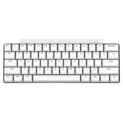 ikbc W200 mini 61键 2.4G无线机械键盘 白色 Cherry青轴 无光