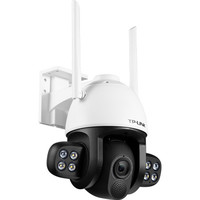 TP-LINK 普联 无线监控室外摄像头家用 300万超清日夜全彩户外防水云台球机 网络wifi远程 IPC634-A4