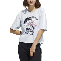 阿迪达斯 ADIDAS NEO 女子 运动休闲系列 W ARTIST SS TEE 运动 T恤 GP5419 L码