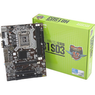 ONDA 昂达 H81SD3 全固版 M-ATX主板（intel LGA1150、H81）