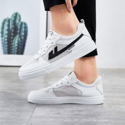 warrior回力男女情侣款透气板鞋轻便网面小白鞋时尚运动休闲鞋男士700