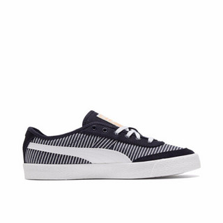 彪马 PUMA 男女同款 生活系列 Oslo Vulc SC 板鞋 375755 01 白-新海军蓝 42 UK8