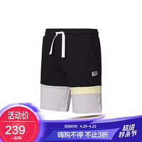 彪马 PUMA 男子 生活系列 Downtown Colour Blocking Shorts 短裤 531304 01 黑色 亚洲码 XL 185/82A