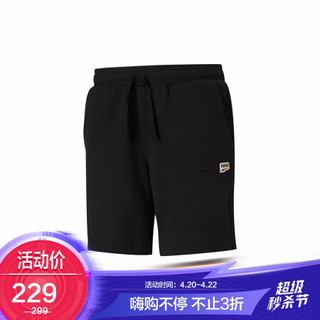 彪马 PUMA 男子 生活系列 Downtown Shorts 短裤 531498 01 黑色 亚洲码 XL 185/82A