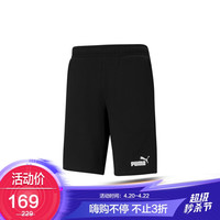 PUMA 彪马 男子 基础系列 ESS Shorts 10 短裤 588739 01 黑色 亚洲码 L 180/78A