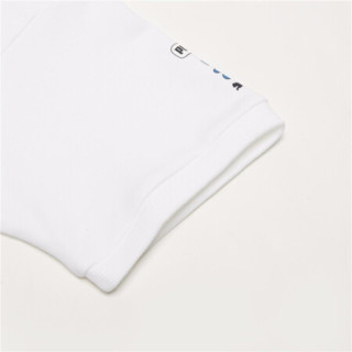 彪马 PUMA 男子 生活系列 Awareness Short Sleeve Sweatshirt 短袖套头衫 532041 02 白 亚洲码 M 175/96A