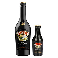 BAILEYS 百利甜酒 爱尔兰甜酒  原味 700ml+小样50ml