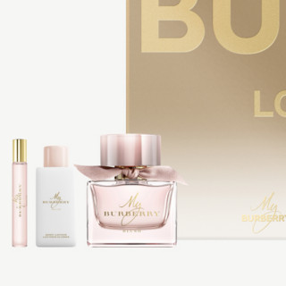 BURBERRY 博柏利 挚爱绯色悦粉女士香水礼盒装 (浓香水90ml+身体乳75ml+浓香水喷雾7.5ml)