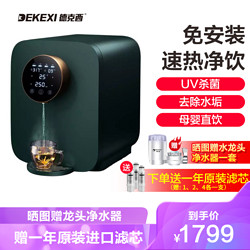 DEKEXI 德克西 德国德克西WB-1 2秒即热净水器家用直饮反渗透饮水机RO膜台上式 小型饮水机