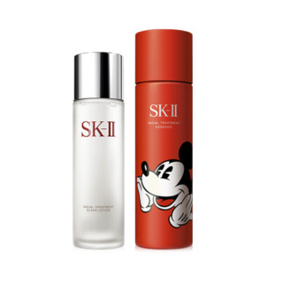 SK-II PITERA精华系列护肤套装 (米老鼠限量版神仙水230ml+清莹露160ml)