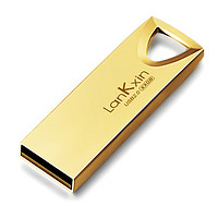 LanKxin 兰科芯 小金刚 USB 2.0 U盘 金色 128GB USB-A