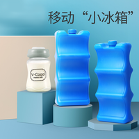 奔麦 背奶包蓝冰妈咪包冰盒母乳保鲜储奶冰包背奶包冰袋储奶袋专用1个装(可循环使用)