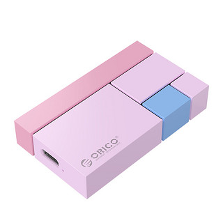 ORICO 奥睿科 光影维度系列 CN300 USB 3.1 Gen2 移动固态硬盘 Type-C 250GB 女王粉