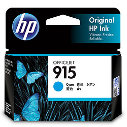 HP 惠普 惠普（HP）915原装墨盒 适用hp 8020/8018打印机 青色墨盒