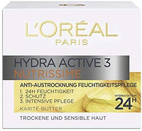 L'OREAL PARIS 巴黎欧莱雅 L'Oral Paris Hydra Active 3 Nutrissime 三效清润保湿日霜，适用于干性肤质，深度护理，50ml