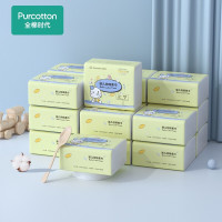 限地区：Purcotton 全棉时代 婴儿一次性棉柔巾 升级加厚款 100抽