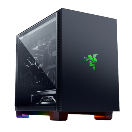 RAZER 雷蛇 战斧 M1 RGB E-ATX机箱 全侧透 黑色