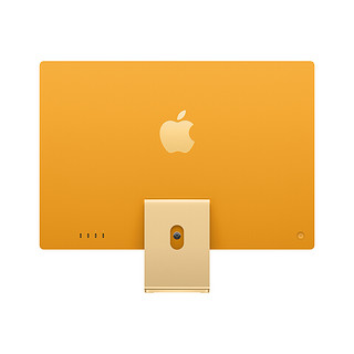 Apple 苹果 iMac 2021款 M1 芯片版 24英寸 一体机 黄色（M1、核芯显卡、8GB、256GB SSD、4.5K）