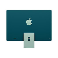 Apple 苹果 iMac 2021款 M1 芯片版 24英寸 一体机 绿色（M1、核芯显卡、8GB、512GB SSD、4.5K、MGPJ3CH/A）
