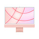 Apple 苹果 iMac 2021款 M1 芯片版 24英寸一体机 粉色（M1、核芯显卡、8GB、512GB SSD、4.5K、MGPN3CH/A）