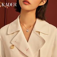 KADER 卡蒂罗 XL1195 牛来运转纯银项链女