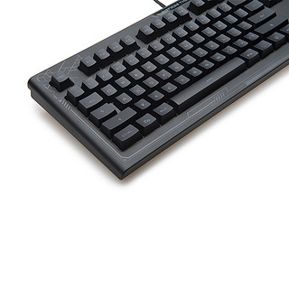 fühlen 富勒 G1 104键 有线薄膜键盘 黑色 混光