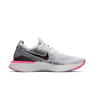 NIKE 耐克 Epic React Flyknit 2 女子跑鞋 BQ8927-103 黑白粉 36.5