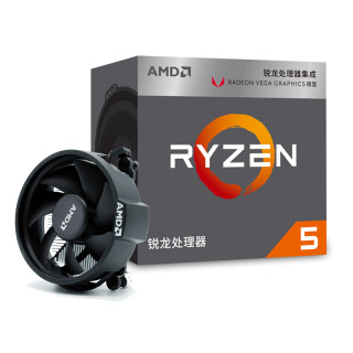 AMD 锐龙2400G 3400GE 3200G四核八线程vega核显盒装CPU处理器