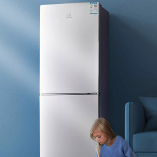 Electrolux 伊莱克斯 妙享系列 EBE2201TS 单循环 风冷双门冰箱 218L 闪白银