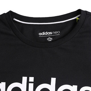 adidas NEO M CE TEE 男士运动T恤 DW7911 黑色 L