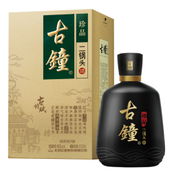红星 二锅头 46度 珍品古钟 450ml 单瓶 清香型白酒
