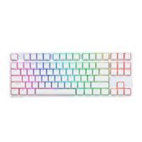 GANSS 迦斯 GS87D 87键 蓝牙双模机械键盘 白色 Cherry青轴 RGB