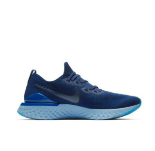 NIKE 耐克 Epic React Flyknit 2 男子跑鞋 BQ8928-400 蓝色 44