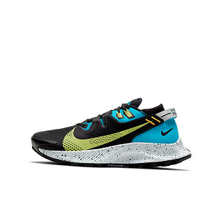 NIKE 耐克 Pegasus Trail 2 女子跑鞋 CK4309-003 黑蓝绿 36