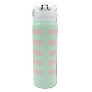 THERMOS 膳魔师 JNL-502G-PBD 保温杯 500ml 绿色条纹