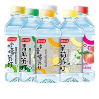 舒小达 苏打水350ml×12/24瓶无糖无气弱碱饮料整箱矿泉水柠檬白桃