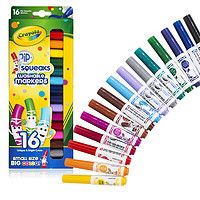 Crayola 绘儿乐  58-8703 16色可水洗短杆粗头水笔
