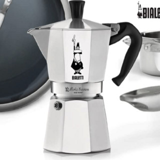 Bialetti 比乐蒂 Moka-4 炉灶咖啡机 银色 4杯