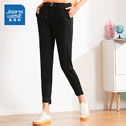 JEANSWEST 真维斯 真维斯女装 秋季新品 弹性罗马布长裤