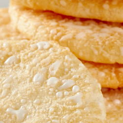 panpanfoods盼盼包邮盼盼雪饼408g米饼仙贝散装整袋儿童膨化零食饼干