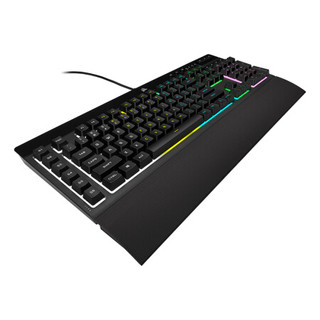 美商海盗船 K55 RGB PRO 104键 有线薄膜键盘 黑色 RGB
