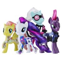 Hasbro 孩之宝 小马宝莉 B8924 基础小马套装 紫悦+碧琪+天琴心弦+珍奇